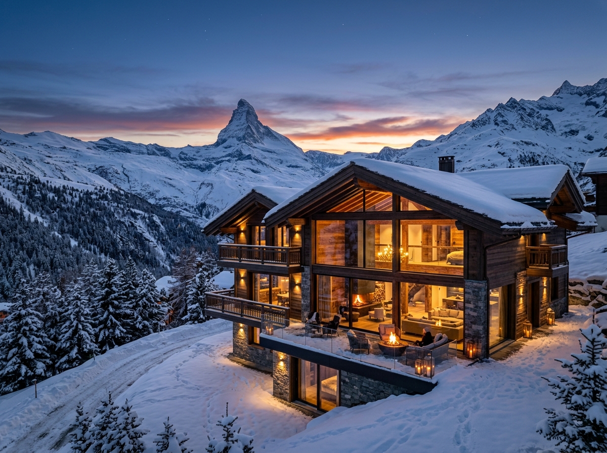 Luxury cabin Swiss Alps